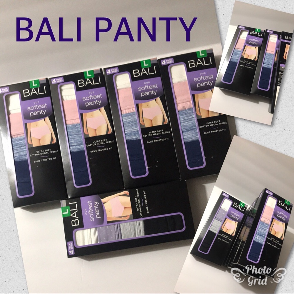 Bali Cotton Panty Underwear 20 pc L 7 Brief Bundle